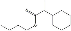 2-Cyclohexylpropionic acid butyl ester 结构式