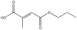 3-Methylfumaric acid 1-propyl ester