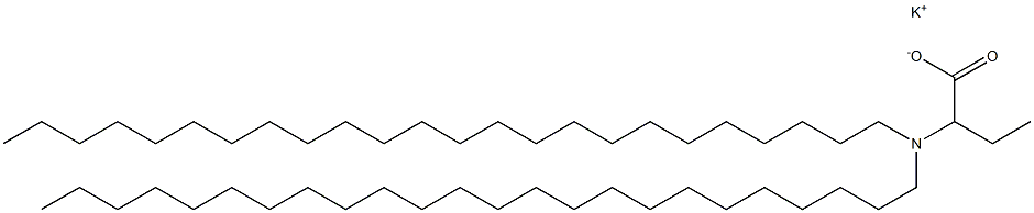 2-(Ditetracosylamino)butyric acid potassium salt Structure