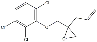 2,3,6-Trichlorophenyl 2-allylglycidyl ether 结构式