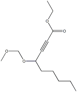 4-Methoxymethoxy-2-nonynoic acid ethyl ester Structure