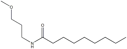 N-(3-Methoxypropyl)nonanamide,,结构式