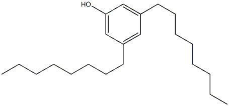 3,5-Dioctylphenol 结构式