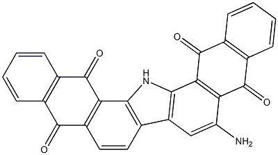 6-Amino-16H-dinaphtho[2,3-a:2',3'-i]carbazole-5,10,15,17-tetrone 结构式