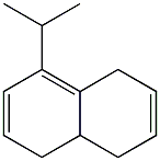 1,4,4a,5-Tetrahydro-8-isopropylnaphthalene Structure