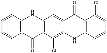 1,6-Dichloro-5,12-dihydroquino[2,3-b]acridine-7,14-dione Structure