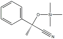 (R)-2-Phenyl-2-(trimethylsilyloxy)propanenitrile,,结构式