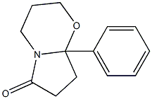 3,4,8,8a-Tetrahydro-8a-phenyl-2H-pyrrolo[2,1-b][1,3]oxazin-6(7H)-one Structure