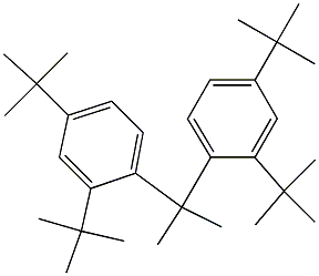 2,2-Bis(2,4-di-tert-butylphenyl)propane 结构式