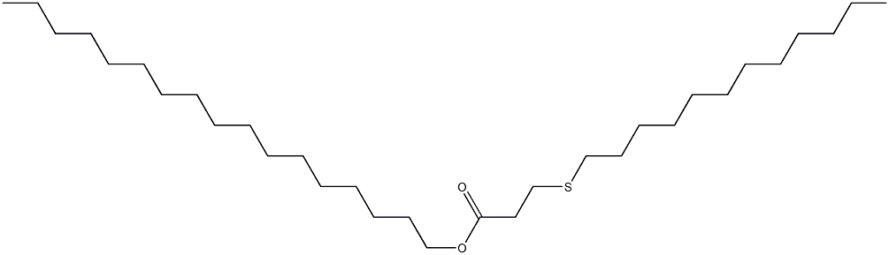 3-(ドデシルチオ)プロピオン酸ヘプタデシル 化学構造式