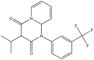 1-[3-(Trifluoromethyl)phenyl]-3-isopropyl-1,9a-dihydro-2H-pyrido[1,2-a]pyrimidine-2,4(3H)-dione 结构式