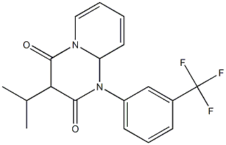 1-[3-(Trifluoromethyl)phenyl]-3-isopropyl-1,9a-dihydro-2H-pyrido[1,2-a]pyrimidine-2,4(3H)-dione Structure