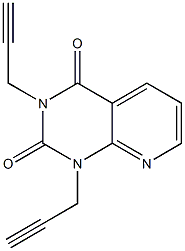 1,3-Bis(2-propynyl)-1,2,3,4-tetrahydropyrido[2,3-d]pyrimidine-2,4-dione,,结构式