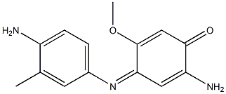 2-Amino-4-[(4-amino-3-methylphenyl)imino]-5-methoxy-2,5-cyclohexadien-1-one|