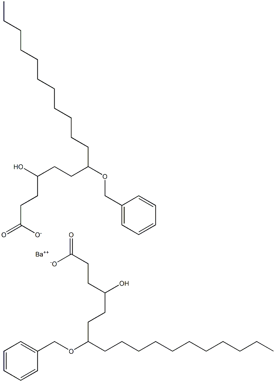  Bis(7-benzyloxy-4-hydroxystearic acid)barium salt