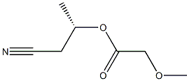  Methoxyacetic acid (S)-1-(cyanomethyl)ethyl ester