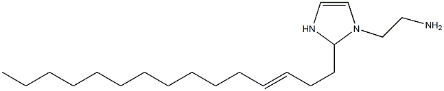 1-(2-Aminoethyl)-2-(3-pentadecenyl)-4-imidazoline Struktur