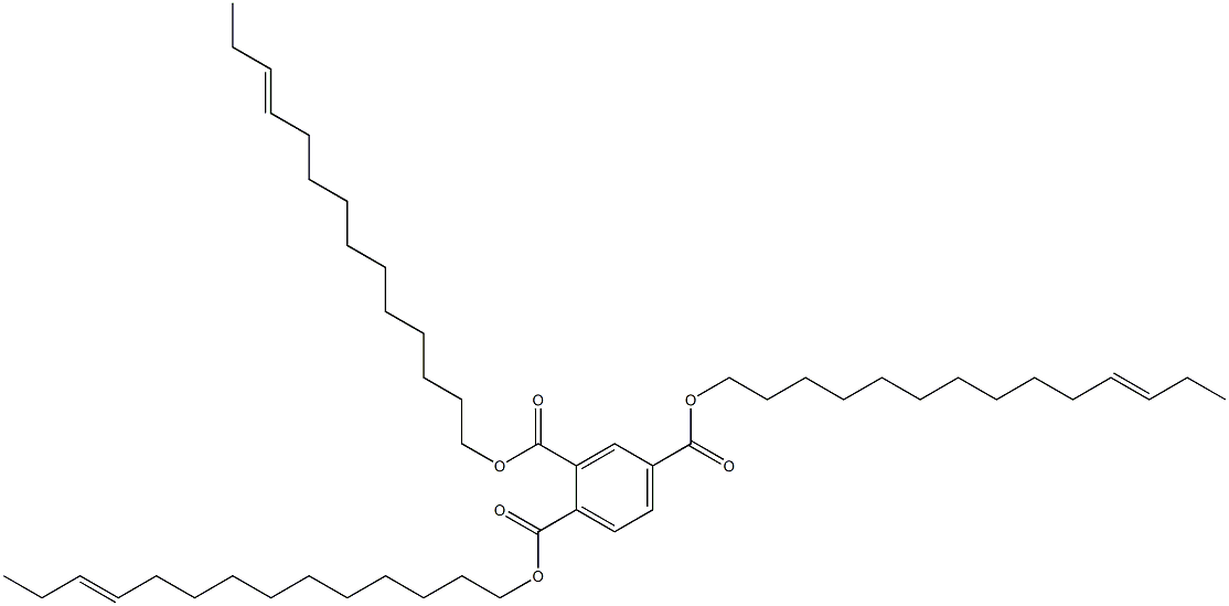 1,2,4-Benzenetricarboxylic acid tri(11-tetradecenyl) ester,,结构式
