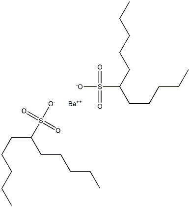 Bis(undecane-6-sulfonic acid)barium salt Struktur