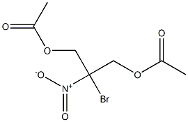 2-Bromo-2-nitro-1,3-diacetoxypropane Struktur