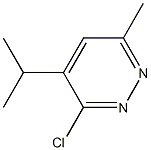 3-クロロ-4-イソプロピル-6-メチルピリダジン 化学構造式