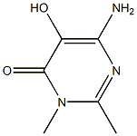 6-Amino-5-hydroxy-2,3-dimethylpyrimidin-4(3H)-one Structure