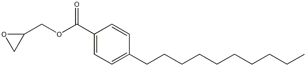4-Decylbenzoic acid glycidyl ester,,结构式