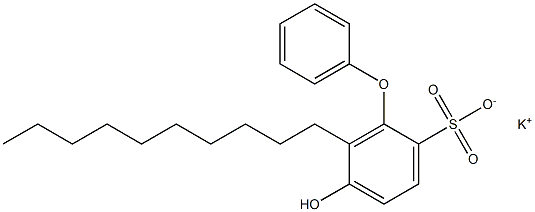 5-Hydroxy-6-decyl[oxybisbenzene]-2-sulfonic acid potassium salt|