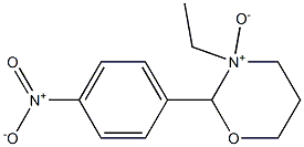 2-(4-Nitrophenyl)-3-ethyl-tetrahydro-2H-1,3-oxazine 3-oxide