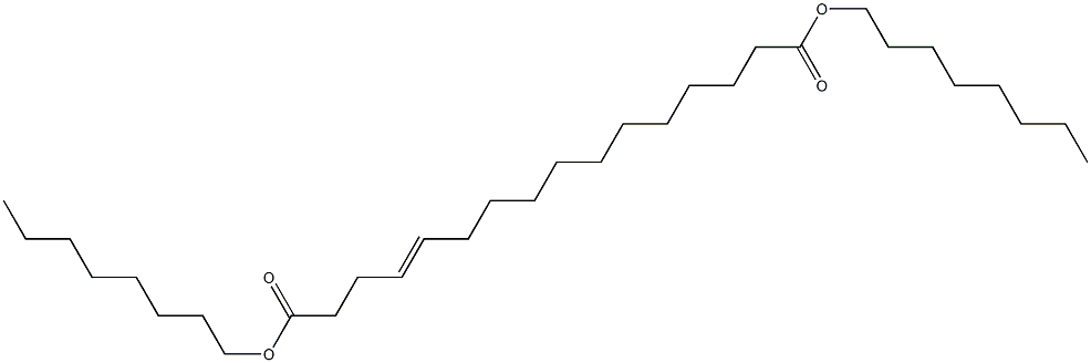 4-Hexadecenedioic acid dioctyl ester,,结构式