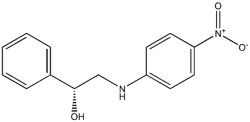 (1R)-1-フェニル-2-[(4-ニトロフェニル)アミノ]エタン-1-オール 化学構造式
