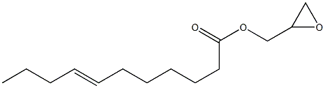 7-Undecenoic acid (oxiran-2-yl)methyl ester Struktur