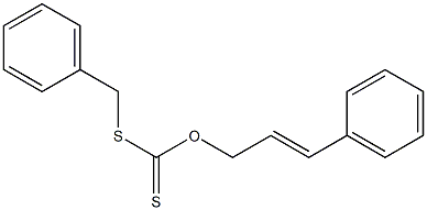 ジチオ炭酸O-シンナミルS-ベンジル 化学構造式
