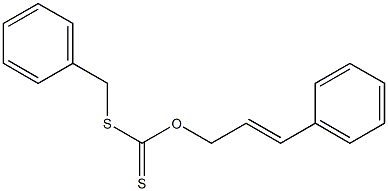 Dithiocarbonic acid O-cinnamyl S-benzyl ester Structure