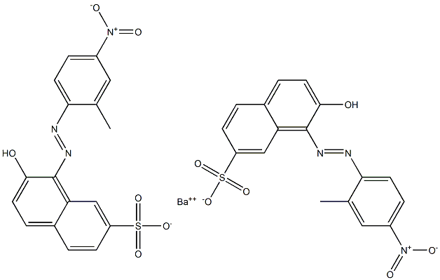 Bis[1-[(2-methyl-4-nitrophenyl)azo]-2-hydroxy-7-naphthalenesulfonic acid]barium salt