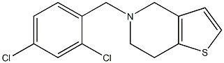 5-(2,4-Dichlorobenzyl)-4,5,6,7-tetrahydrothieno[3,2-c]pyridine,,结构式