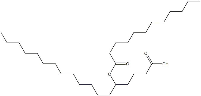 5-Lauroyloxyoctadecanoic acid 结构式