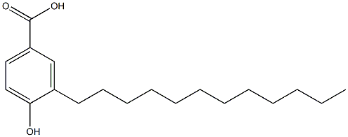 3-Dodecyl-4-hydroxybenzoic acid Structure