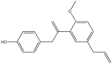 4-[2-[2-Methoxy-5-(2-propenyl)phenyl]-2-propenyl]phenol|