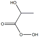 Lactic acid hydroperoxide Structure