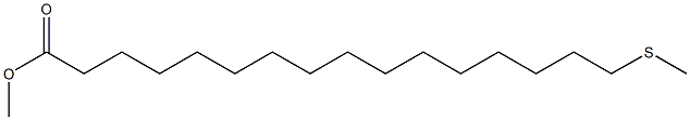 17-Thiaoctadecanoic acid methyl ester Structure