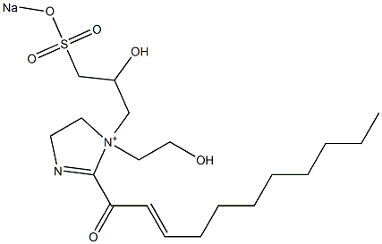 1-(2-Hydroxyethyl)-1-[2-hydroxy-3-(sodiooxysulfonyl)propyl]-2-(2-undecenoyl)-2-imidazoline-1-ium