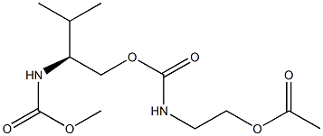 (-)-[(S)-1-[[(2-Acetyloxyethyl)carbamoyl]oxymethyl]-2-methylpropyl]carbamic acid methyl ester