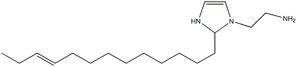 1-(2-Aminoethyl)-2-(10-tridecenyl)-4-imidazoline 结构式