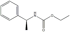 [(S)-1-Phenylethyl]carbamic acid ethyl ester Structure