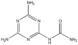 6-Ureido-1,3,5-triazine-2,4-diamine 结构式