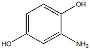 2-Amino-1,4-benzenediol,,结构式