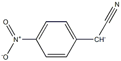 シアノ(4-ニトロフェニル)メチリド 化学構造式