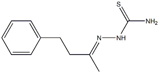 1-(1-Phenylbutan-3-ylidene)thiosemicarbazide Structure