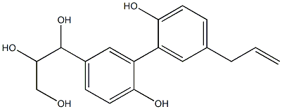 5-(1,2,3-Trihydroxypropyl)-5'-(2-propenyl)-1,1'-biphenyl-2,2'-diol